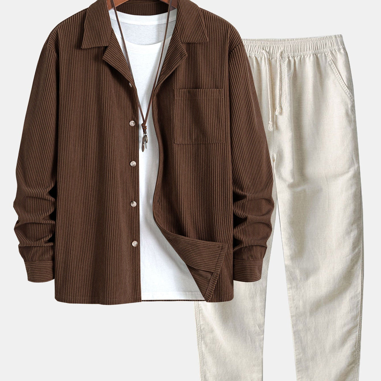 Afonso - Completino in Velluto con Maniche Lunghe