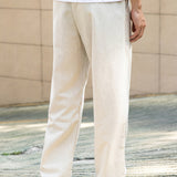 Américo - Pantaloni Casual in Tessuto di Lino