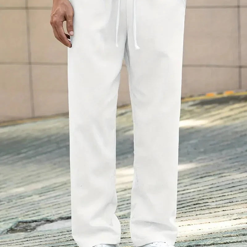 Adriano - Pantaloni Estivi in Lino